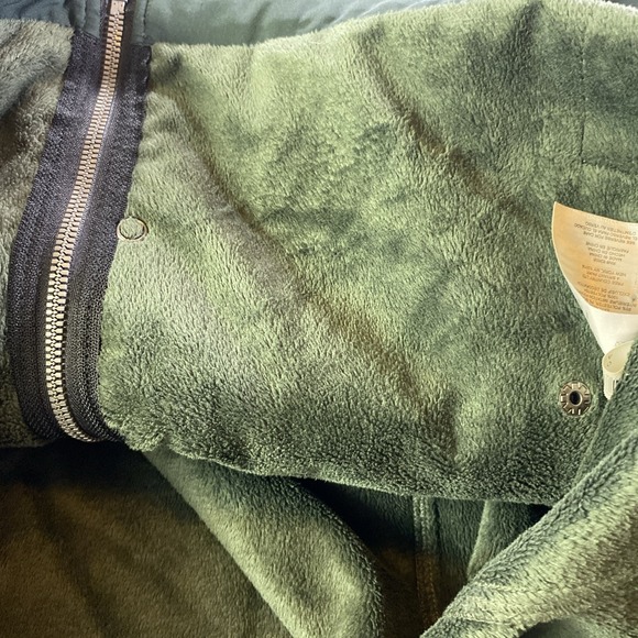 Free Country Super Softshell Jacket Women's M Green Faux Lined Hood - Picture 9 of 13